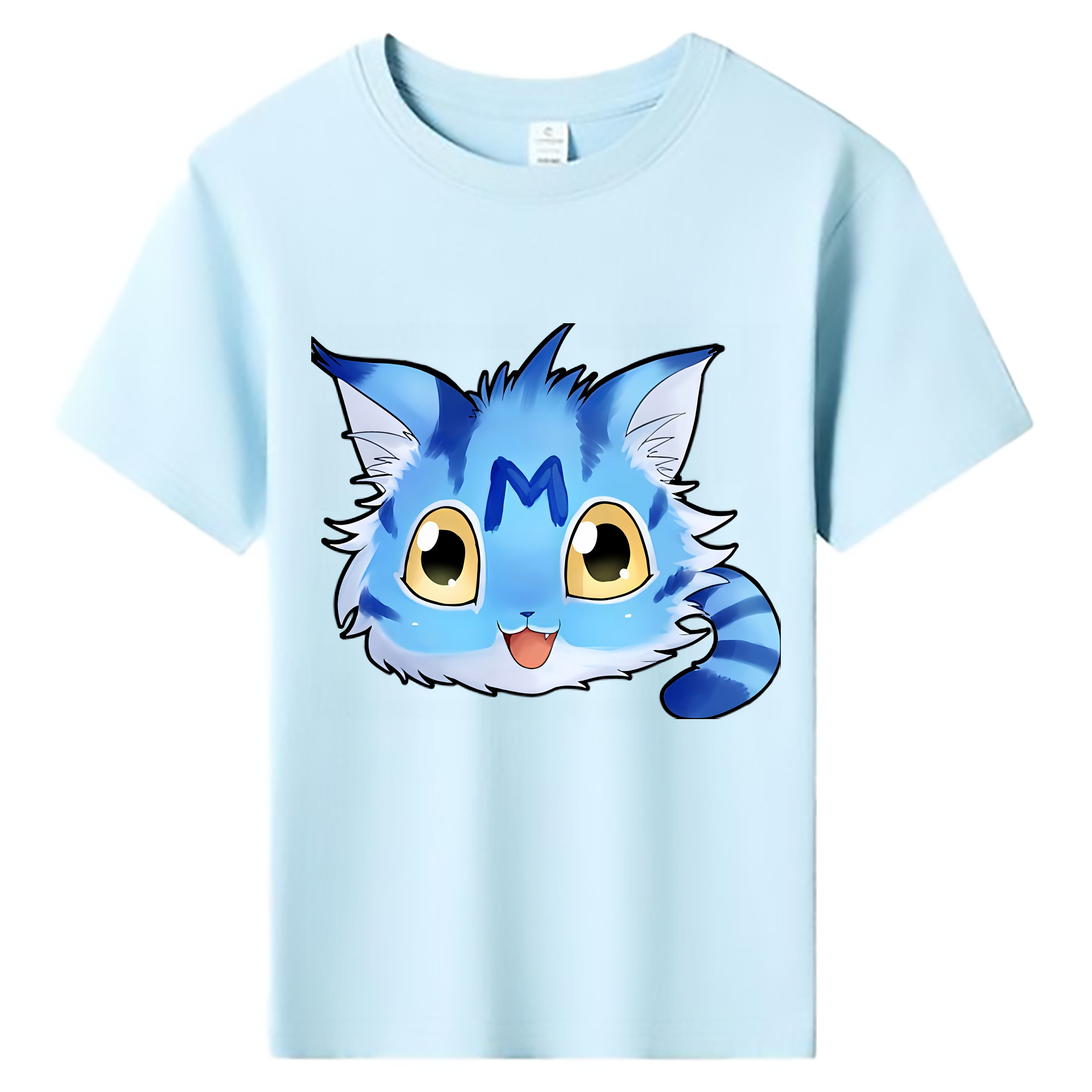 （画像用） Digimon デジタルモンスター/デジモン 綿100％キッズTシャツ（フロントプリント）